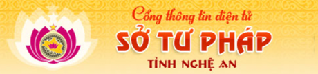 Cổng thông tin điện tử Sở Tư pháp tỉnh Nghệ An